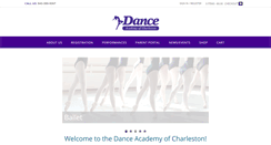 Desktop Screenshot of dancecharleston.com