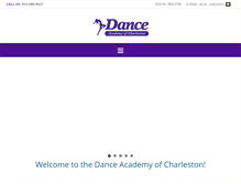 Tablet Screenshot of dancecharleston.com